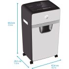 Знищувач документів HP OneShred 24CC, A4, 80g х 24 листів, 4*35, 30 л., P-4 (2807)