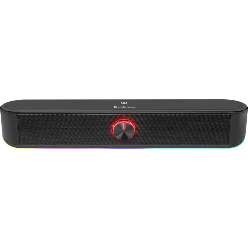 Акустична система 2.0 Defender Саундбар Z10 6Вт, Bluetooth/USB, LED чорна (65123)