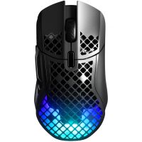 Мишка SteelSeries Aerox 5 Wireless RGB, 18000dpi., 9кн., чорна (62406)