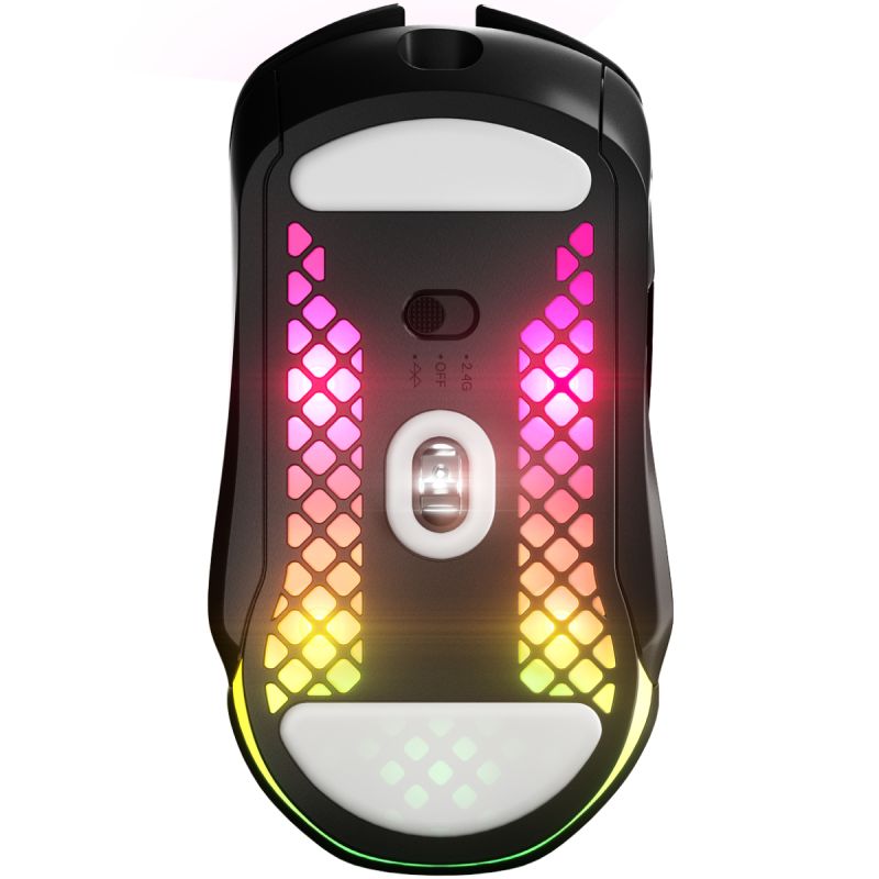 Мишка SteelSeries Aerox 5 Wireless RGB, 18000dpi., 9кн., чорна (62406)