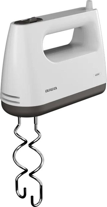 Міксер AIWA TeSaberu AHX-600 ручний 450Вт/ 5 швидк./ TURBO/ білий (AHX600)