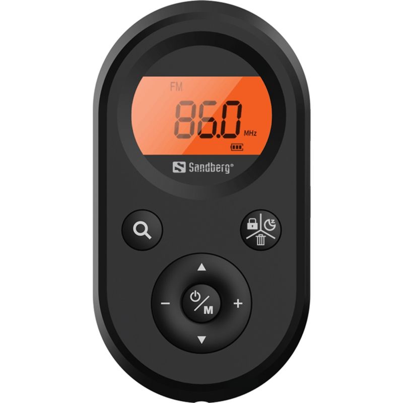 Радіо приймач FM/AM кишеньковий (Rechargeable) з навушниками, Sandberg (421-02)