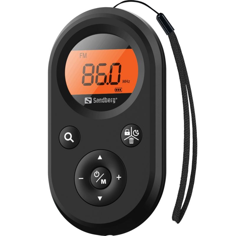 Радіо приймач FM/AM кишеньковий (Rechargeable) з навушниками, Sandberg (421-02)