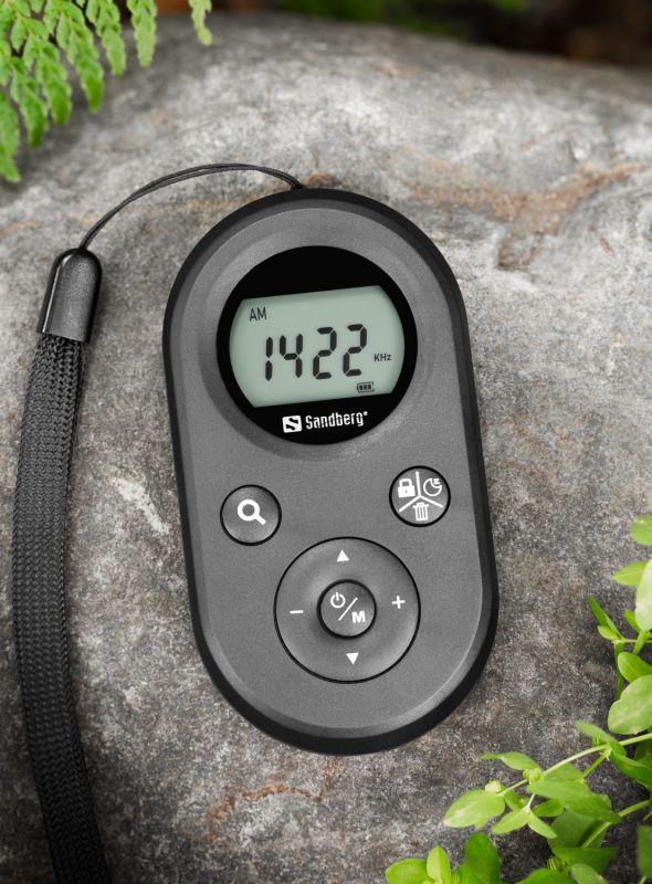 Радіо приймач FM/AM кишеньковий (Rechargeable) з навушниками, Sandberg (421-02)