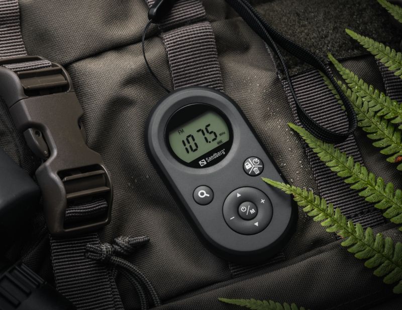 Радіо приймач FM/AM кишеньковий (Rechargeable) з навушниками, Sandberg (421-02)