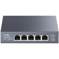 Комутатор Cudy , 5 портовий 100/1000/2500Mbps, 2.5G Metal Switch (HS105)