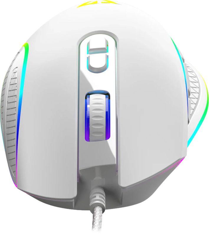Мишка Modecom Veles Volcano, ігрова, 12800dpi., 8кн.,RGB, біла (M-MC-VELES-200)