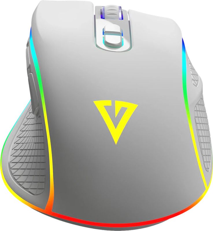 Мишка Modecom Veles Volcano, ігрова, 12800dpi., 8кн.,RGB, біла (M-MC-VELES-200)