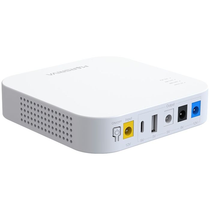ДБЖ Marsriva DC Router UPS KP4 3xDC+USB+USB-C OUT, 5V/9V/12V 18W 10000 mAh (36Wh) Li-Ion (KP4_MARSRIVA)