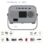 Проєктор H96 MAX V8 LED LCD HD 180AL 16:9 CPU:RK3566 1G/8G Android 12.0 WiFi6 BT сірий (H96MAX_V8)