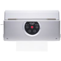 Вакууматор Adler AD 4503 для пакетів,рулонів та контейнерів/ 130Вт/ 30см/ ел. керування/ сірий (AD4503)