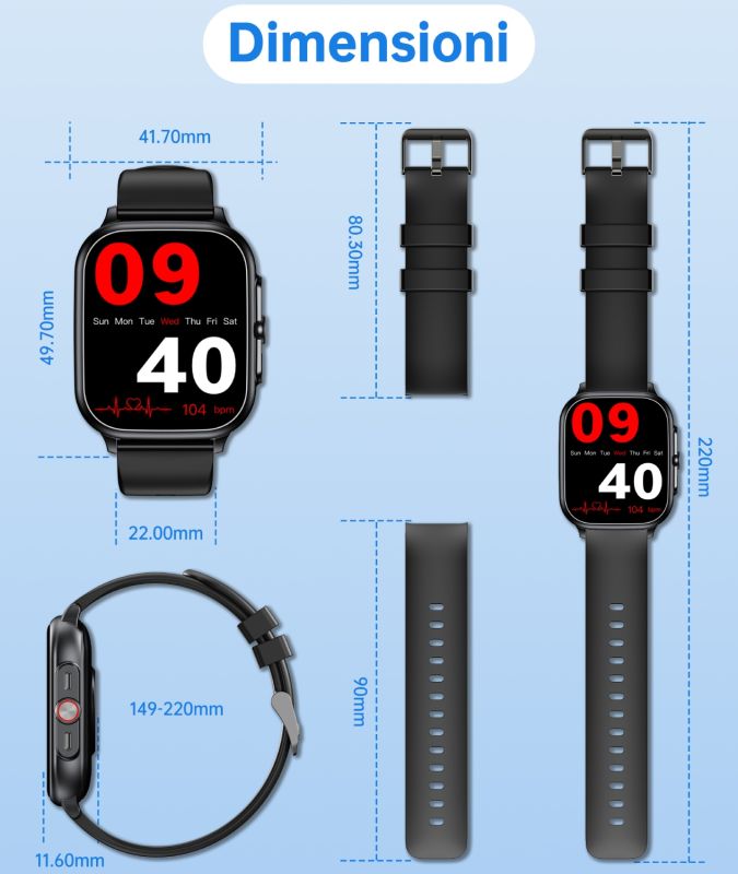 Годинник Oukitel V7 Pro Black (6941749851079)
