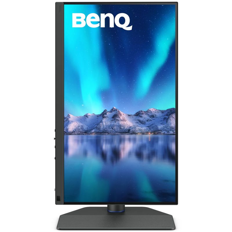 TFT 27" BenQ SW272Q, 2K IPS, 2хHDMI, DP, USB-C, HAS, USB-hub, MCR, Pivot, сірий (9H.LLPLB.QBE)