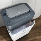 Знищувач документів HP OneShred Auto 100CC, A4, 80g х 9 листів, 4.3*12, 17 л., P-4 (2818)