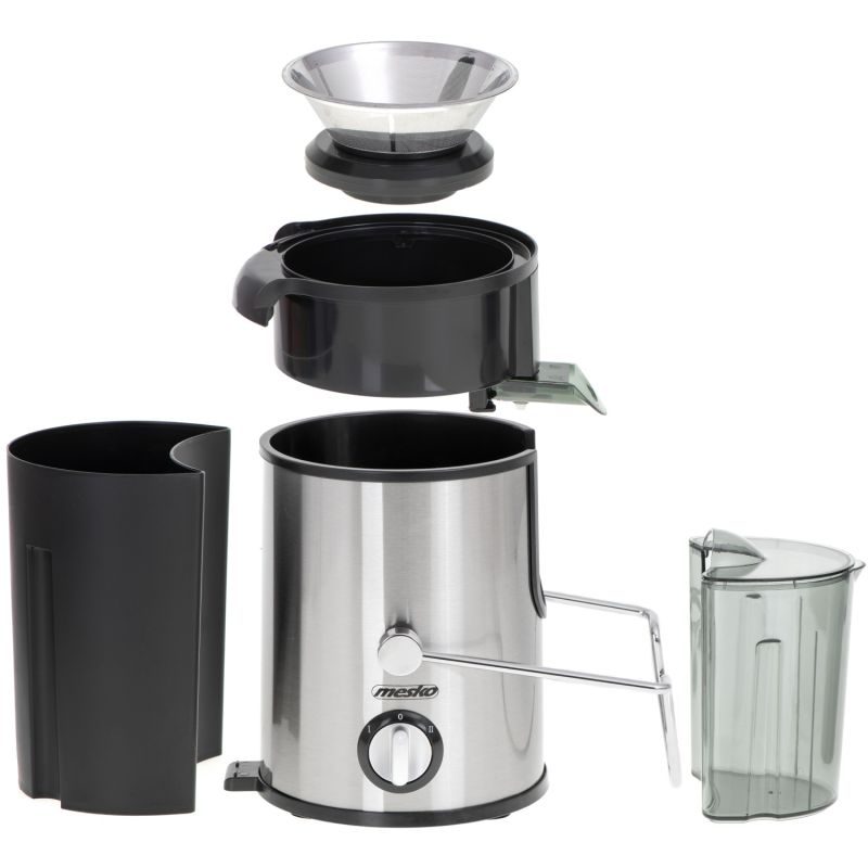 Соковитискач Mesko MS 4126 black 600Вт/ контейнер для соку-0,45л/ контейнер для м'якоті-1,5л (MS4126B)