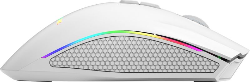 Мишка XTRIKE ME GM-314, ігрова 7200dpi., 7кн., RGB, біла (GM-314WH)
