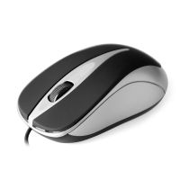 Мишка Media-Tech Plano, 3кн., 800dpi, срібляста (MT1091S)
