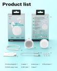 Навушники TWS Acefast T9 porcelain white (6974316282549)