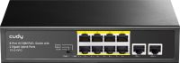 Комутатор Cudy , 8 портовий 10/100M PoE+ Switch with 2 Gigabit Uplink Ports 120W (FS1010PG)