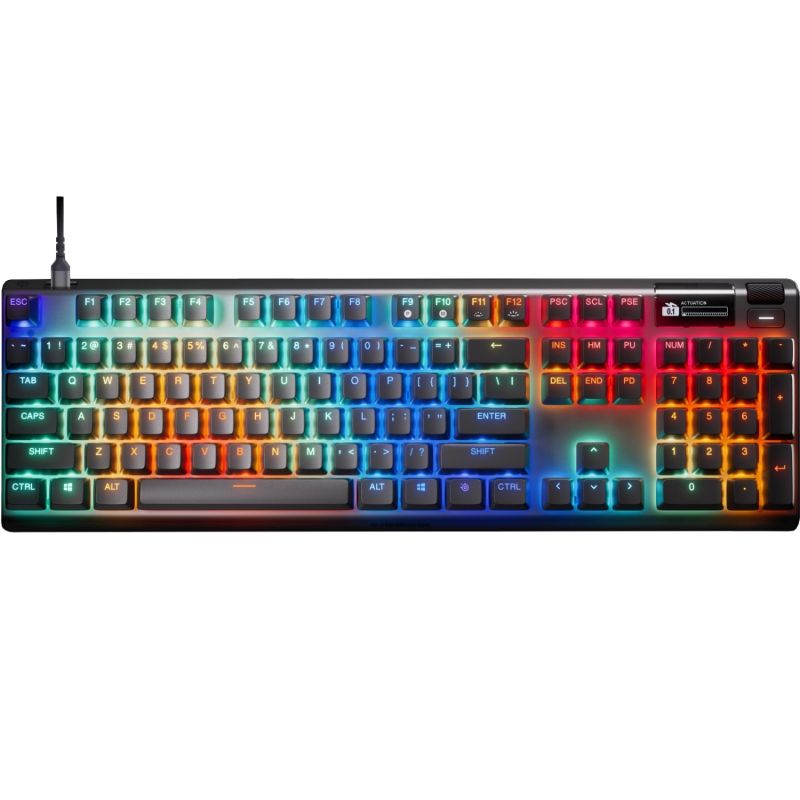 Клавіатура ігрова оптична SteelSeries Apex Pro Gen 3 - UA (64660)