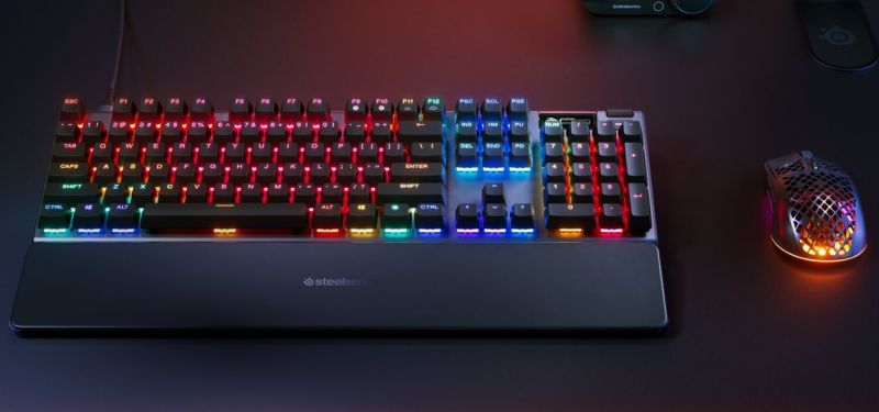 Клавіатура ігрова оптична SteelSeries Apex Pro Gen 3 - UA (64660)