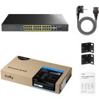 Комутатор Cudy , 24-Port Gigabit Light Managed PoE+ Switch with 2 SFP 300W (GS1028EPS2)
