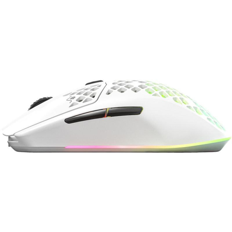 Мишка SteelSeries Aerox 3 Wireless Snow, RGB, 18000dpi., 6кн., біла (62608)