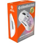 Мишка SteelSeries Aerox 3 Wireless Snow, RGB, 18000dpi., 6кн., біла (62608)