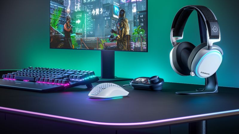 Мишка SteelSeries Aerox 3 Wireless Snow, RGB, 18000dpi., 6кн., біла (62608)