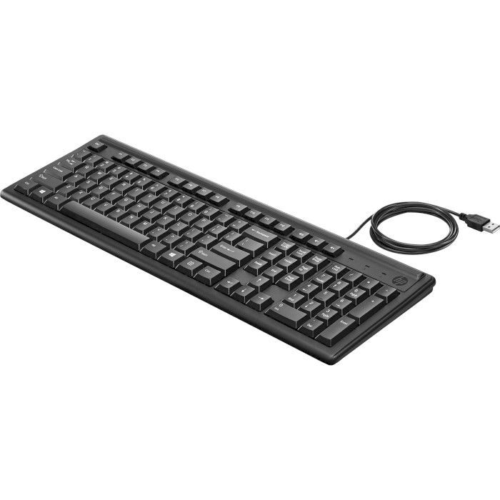 Клавіатура дротова HP 100, чорна (2UN30AA)