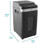 Знищувач документів HP Pro Shred Auto 400CC, A4, 80g х 10 л.,4*12, 53л., P-4 (2822)