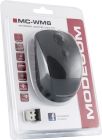 Мишка Modecom MC-WM6, бездротова, 3кн., 1600dpi, нано ресівер, чорна (M-MC-0WM6-100)