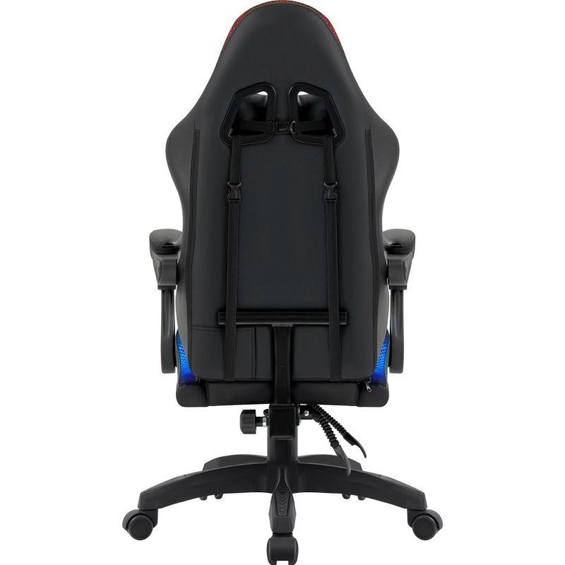 Крісло ігрове Defender Energy, Клас 4, 50мм, PU, RGB, чорне (64559)