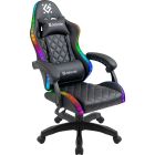 Крісло ігрове Defender Energy, Клас 4, 50мм, PU, RGB, чорне (64559)