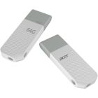USB Flash Acer UP200 64GB USB 2.0 White, Retail (BL.9BWWA.551)