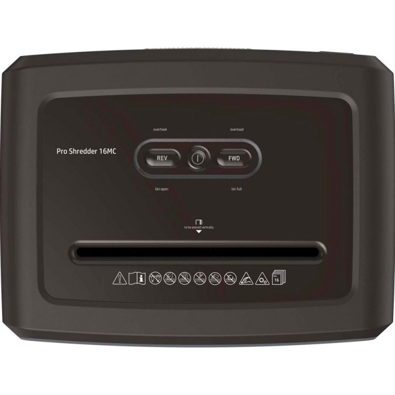 Знищувач документів HP Pro Shredder 16MC, A4, 80g х 16 листів, 2*15, 30 л., P-5 (2816)