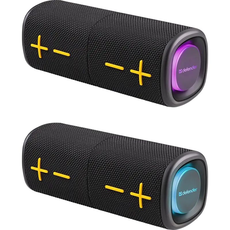 Акустична система 1.0 Defender Union 20Вт BT/USB/TF/AUX/2-in-1/RGB чорна (65139)