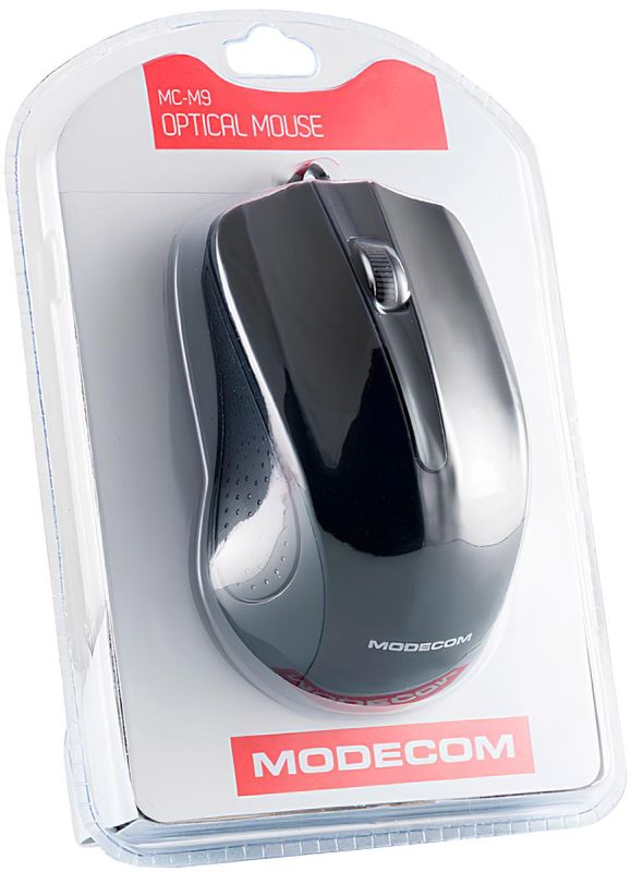 Мишка Modecom MC-M9, 3кн., 1000dpi, чорна (M-MC-00M9-100)