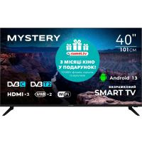 TV 40 Mystery Full HD/Smart/Android 13/Wi-Fi/Frameless/Black (MTV-4060FST2)