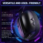Ігрова гарнітура Attack Shark L80PRO Wireless, 2.4GHz/Bluetooth/3.5mm Black (L80PROB_AS)