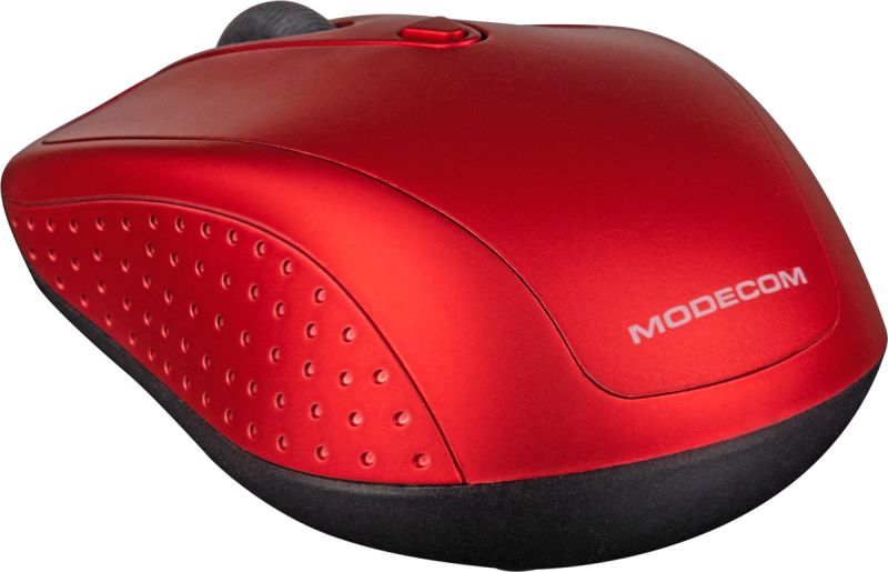Мишка Modecom MC-WM4.1, бездротова, 3кн., 1600dpi, нано ресівер, червона (M-MC-0WM4.1-500)