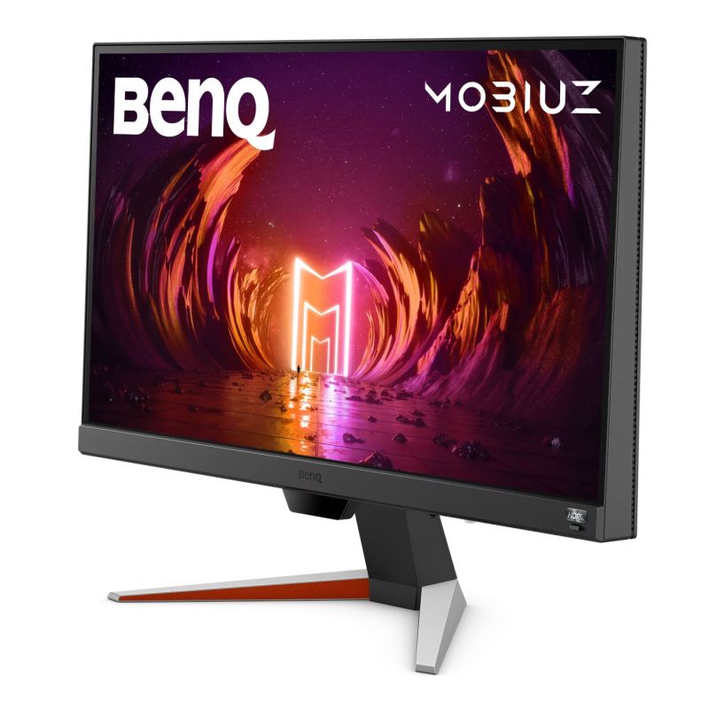 TFT 24" BenQ EX240N, VA, 165 Hz, 1 мс, HDMI, DP, колонки, темно-сірий (9H.LL6LB.QBE)