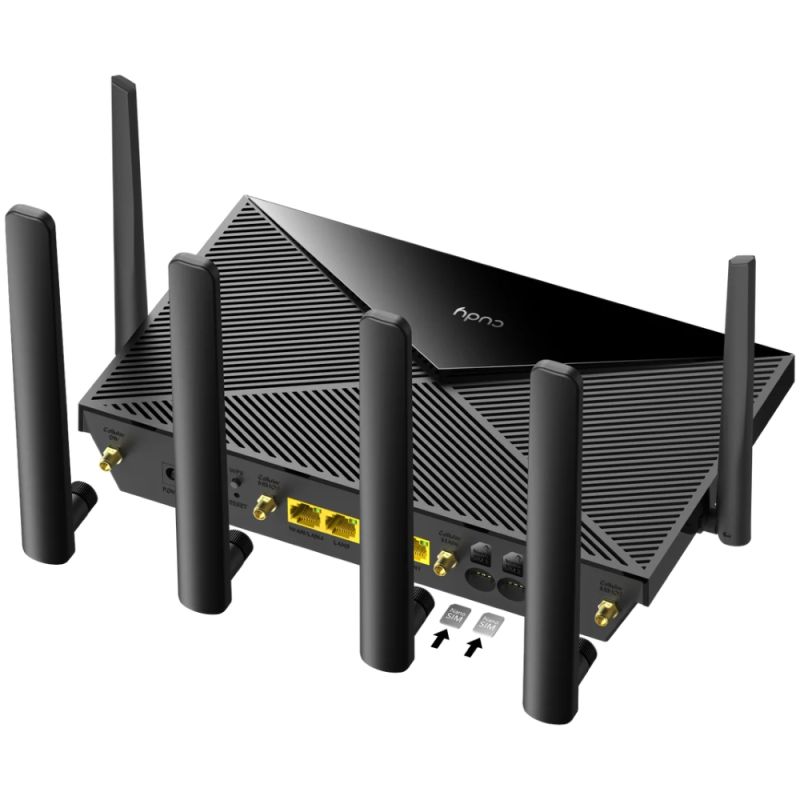 Маршрутизатор Cudy , AC1200 Wi-Fi 4G LTE-Cat6 Dual Sim Gigabit Router (LT700)