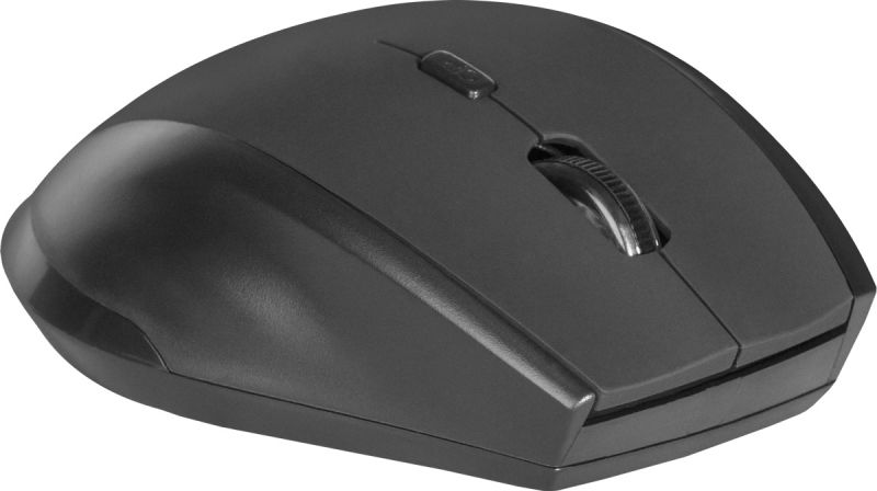 Мишка Defender Accura MM-365, бездротова, 6 кн. до 1600 dpi, чорна (52365)