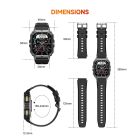 Годинник Oukitel BT101 Black (6931940739825)
