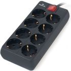 Сетевой фильтр питания REAL-EL RS-8 Protect 5m, black (EL122300024)