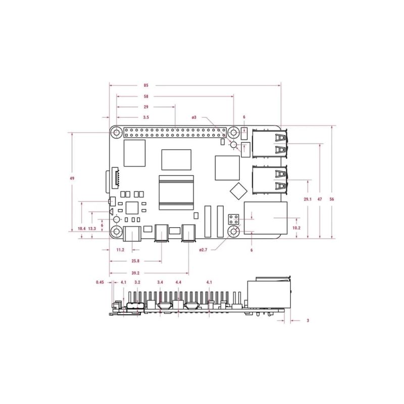 Микро ПК Raspberry Pi 5 16GB (RPI505)