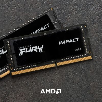 Модуль пам\'яті для ноутбука SoDIMM DDR4 32GB 3200 MHz Fury Impact Kingston Fury (ex.HyperX) (KF432S20IB/32)