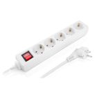 Сетевой фильтр питания REAL-EL RS-Protect M 1.8m, white (EL122300025)