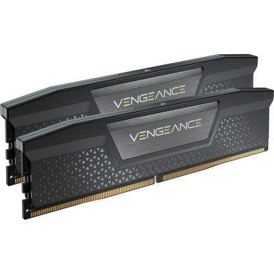 Модуль пам\'яті для комп\'ютера DDR5 96GB (2x48GB) 6400 MHz Vengeance Black Corsair (CMK96GX5M2B6400C32)